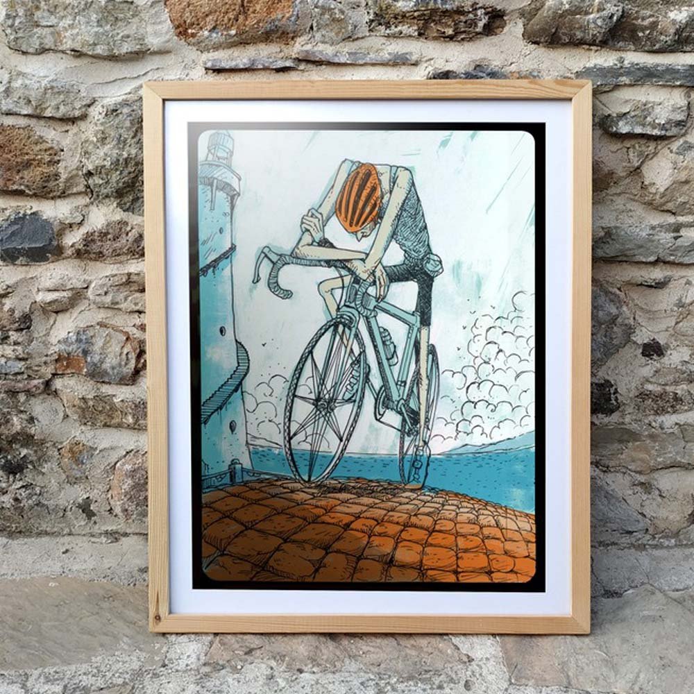 Bisiklet İllustrasyon Çizim