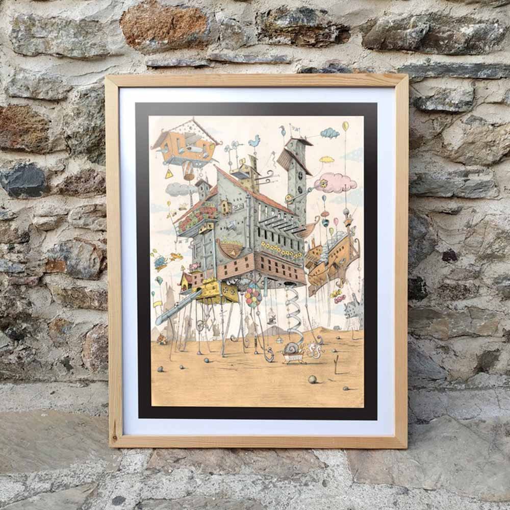 Masal Fabrikası İllustrasyon Çizim